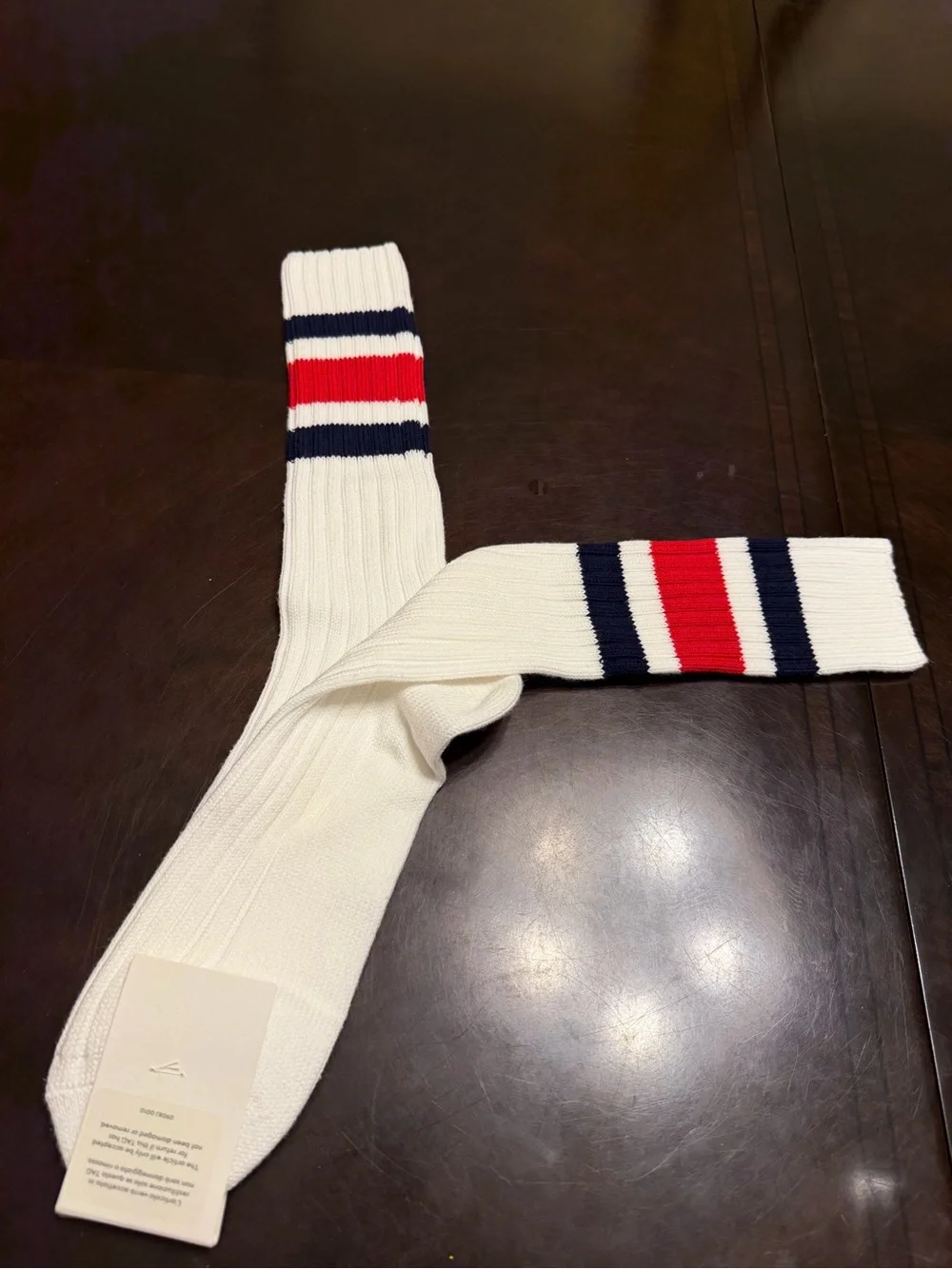 New Authentic Gucci GG Logo Socks White Size M